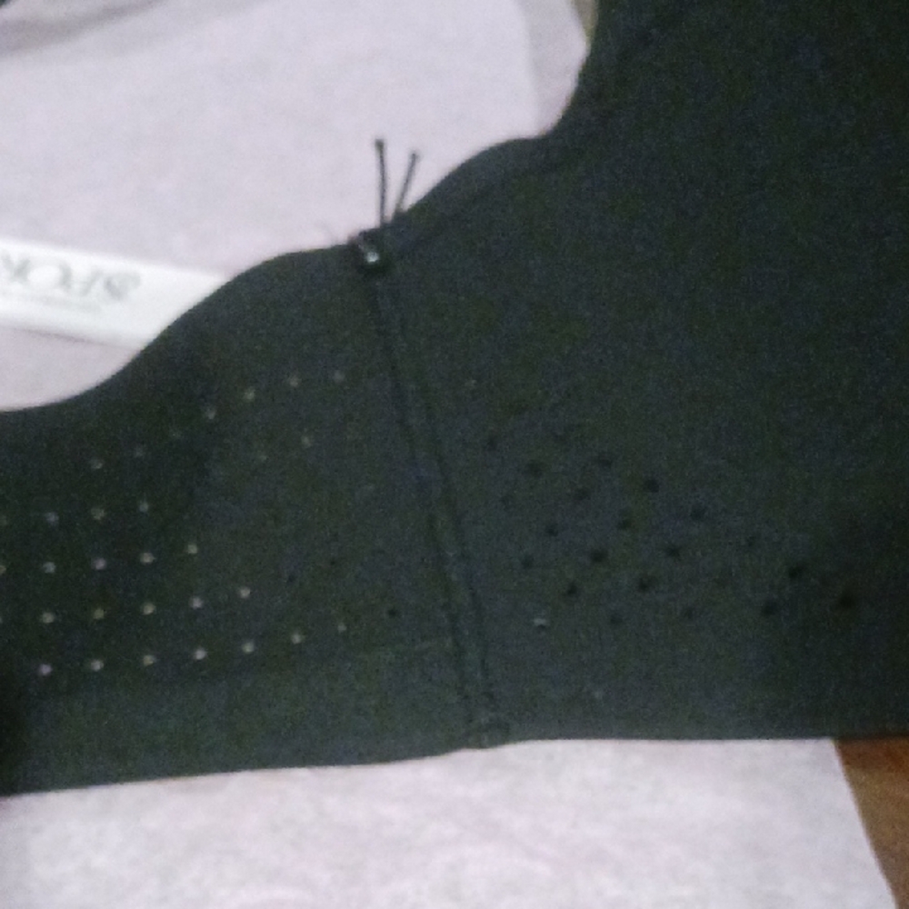Jockey Black Zip-Front Sports Bra - Picture 10 of 13